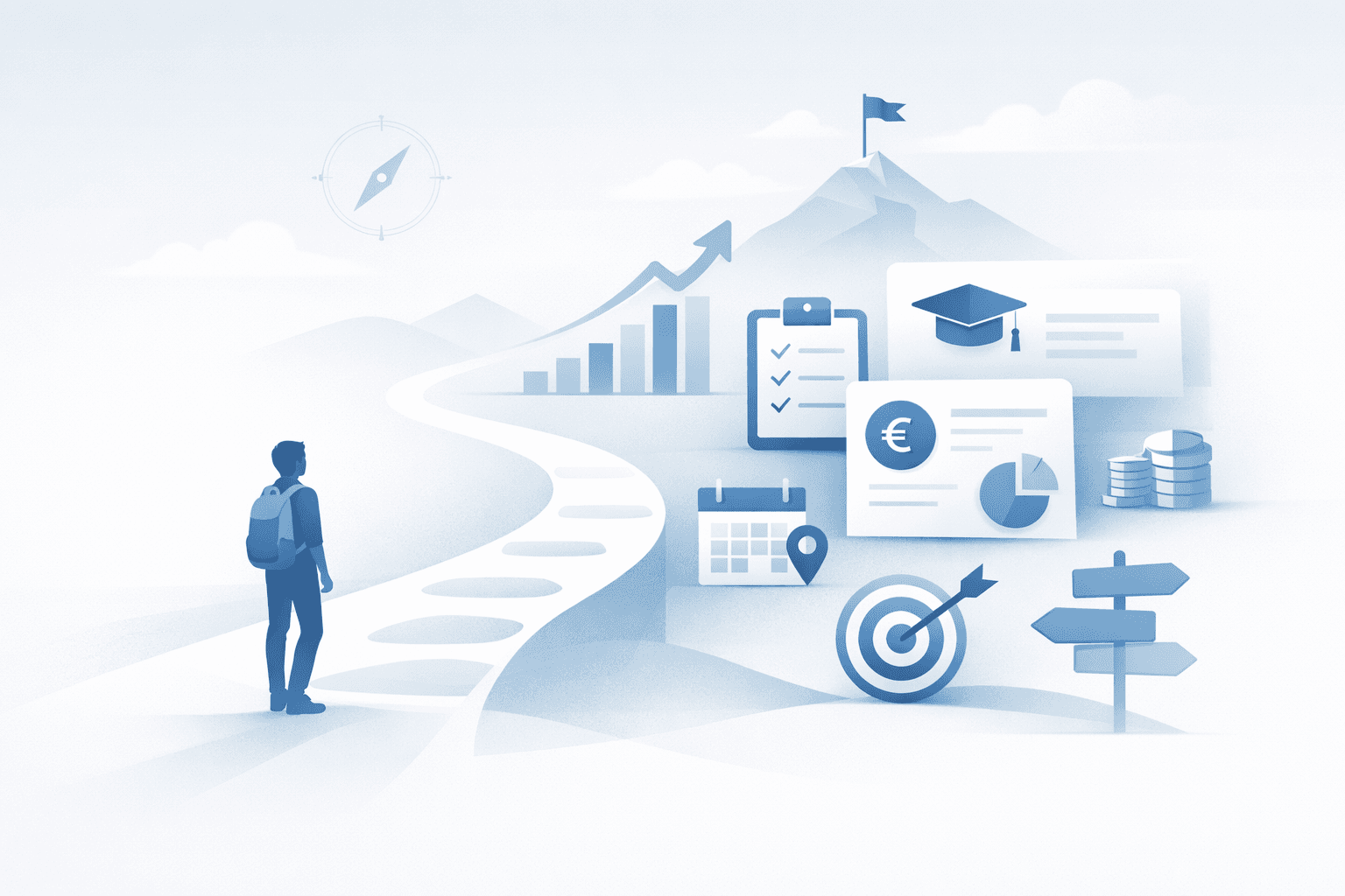 Auf dem Weg zum Erfolg.